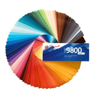 mactac® MACal® Farbfolie 9800 Pro Farbfächer, (Bild 1) Nicht farbechte Beispieldarstellung