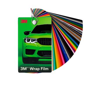 3M&trade; 2080 Car Wrap Autofolie Farbfächer, (Bild 1) Nicht farbechte Beispieldarstellung