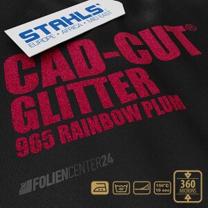 STAHLS® CAD-CUT® Glitter Flexfolie 965 Rainbow Plum,...