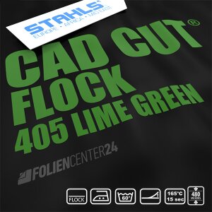 STAHLS® CAD-CUT® Flockfolie 405 Lime Green, (Bild 1)...