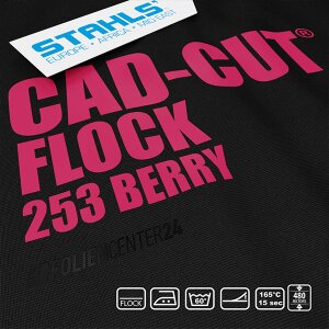 STAHLS® CAD-CUT® Flockfolie 253 Berry, (Bild 1) Nicht...