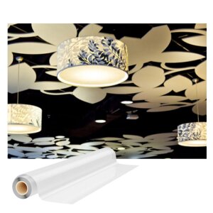 16,58€/m² bedruckbar Aslan SP22 matt weiße Hart-PVC-Folie selbstklebend 