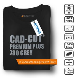 STAHLS® CAD-CUT® Premium Plus Flexfolie 730 Grey DIN A4...
