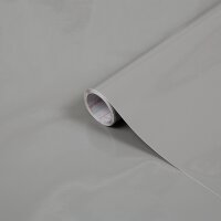 d-c-fix® Möbelfolie Uni Lack Grau (67,5cm x 2m), (Bild 1) Nicht farbechte Beispieldarstellung