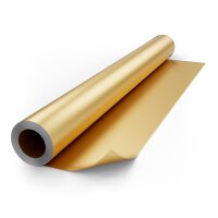 folia® Alufolie doppelseitig kaschiert Gold matt/Gold matt (50cm x 10m), (Bild 1) Nicht farbechte Beispieldarstellung