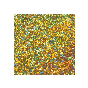 folia® Holographische Folie selbstklebend 10 Rollen Dots Gold (40cm x 1m), (Bild 2) Nicht farbechte Beispieldarstellung