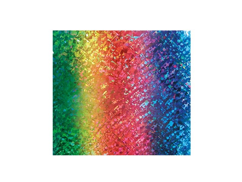 Hologrammfolie, selbstklebend, 0,4 x 1m, Regenbogen