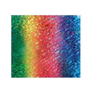 folia® Holographische Folie selbstklebend 10 Rollen Regenbogen (40cm x 1m), (Bild 2) Nicht farbechte Beispieldarstellung
