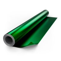 folia® Sterne-Alufolie doppelseitig kaschiert Grün/Grün (50cm x 10m), (Bild 1) Nicht farbechte Beispieldarstellung