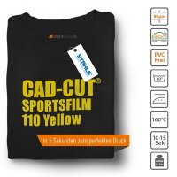 STAHLS® CAD-CUT® SportsFilm Flexfolie 110 Yellow, (Bild 2) Nicht farbechte Beispieldarstellung