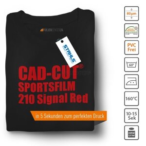 STAHLS® CAD-CUT® SportsFilm Flexfolie 210 Signal Red,...