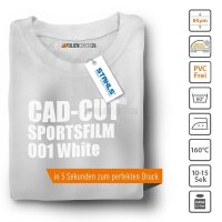 STAHLS® CAD-CUT® SportsFilm Flexfolie 001 White, (Bild 1) Nicht farbechte Beispieldarstellung
