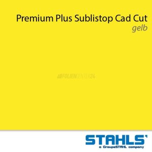 STAHLS® CAD-CUT® Premium Plus Sublistop Flexfolie 110 Yellow, (Bild 1) Nicht farbechte Beispieldarstellung