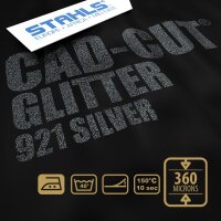 STAHLS® CAD-CUT® Glitter Flexfolie 921 Silver,...