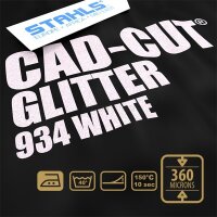 STAHLS® CAD-CUT® Glitter Flexfolie 934 White,...
