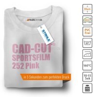 STAHLS® CAD-CUT® SportsFilm Flexfolie 252 Pink, (Bild 1) Nicht farbechte Beispieldarstellung