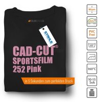 STAHLS® CAD-CUT® SportsFilm Flexfolie 252 Pink, (Bild 2) Nicht farbechte Beispieldarstellung