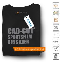 STAHLS® CAD-CUT® SportsFilm Flexfolie 815 Silver, (Bild 2) Nicht farbechte Beispieldarstellung