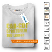 STAHLS® CAD-CUT® SportsFilm Flexfolie 100 Lemon, (Bild 1) Nicht farbechte Beispieldarstellung
