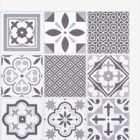 d-c-fix® selbstklebende Bodenfliesen Oriental Tiles, Bild 2. Nicht farbechte Beispieldarstellung