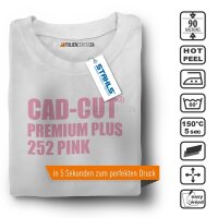 STAHLS® CAD-CUT® Premium Plus Flexfolie 252 Pink, (Bild 2) Nicht farbechte Beispieldarstellung