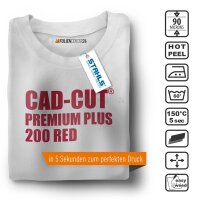 STAHLS® CAD-CUT® Premium Plus Flexfolie 200 Red, (Bild 2) Nicht farbechte Beispieldarstellung
