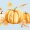 d-c-fix® Glasdekorfolie Static Fall Border Pumpkins (20cm x 1,5m), (Bild 1) Nicht farbechte Beispieldarstellung