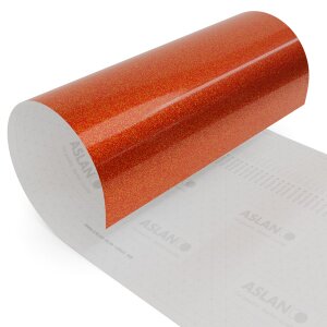 Aslan® Farbfolie SparkleColour SC 123 Rot Glitzer (1,37m), (Bild 1) Nicht farbechte Beispieldarstellung