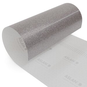 Aslan® Farbfolie SparkleColour SC 123 Silber Glitzer (1,37m), (Bild 1) Nicht farbechte Beispieldarstellung