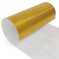 Aslan® Farbfolie SparkleColour SC 123 Gold Glitzer...
