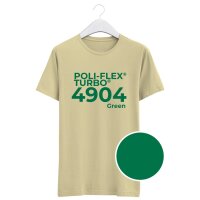 Poli-Flex® Turbo® Flexfolie 4904 Grün Matt (50cm), (Bild 1) Nicht farbechte Beispieldarstellung