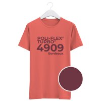 Poli-Flex® Turbo® Flexfolie 4909 Bordeaux Matt (50cm), (Bild 2) Nicht farbechte Beispieldarstellung