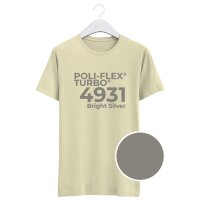Poli-Flex® Turbo® Flexfolie 4931 Hellsilber Metallic (50cm), (Bild 2) Nicht farbechte Beispieldarstellung