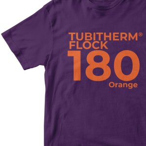 Poli-Tape®  Tubitherm® PLT Flockfolie 180 Orange Matt...