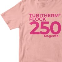 Poli-Tape®  Tubitherm® PLT Flockfolie 250 Magenta Matt (50cm), (Bild 2) Nicht farbechte Beispieldarstellung