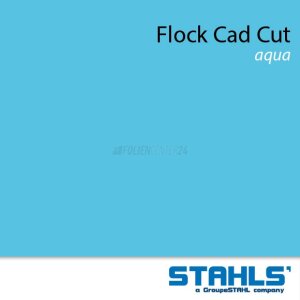 STAHLS® CAD-CUT® Flockfolie 390 Aqua, (Bild 3) Nicht farbechte Beispieldarstellung