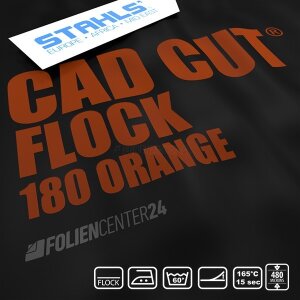 STAHLS® CAD-CUT® Flockfolie 180 Orange, (Bild 1) Nicht...