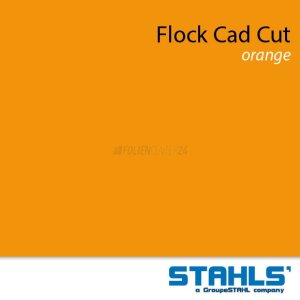 STAHLS® CAD-CUT® Flockfolie 180 Orange, (Bild 3) Nicht farbechte Beispieldarstellung