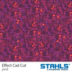 STAHLS® CAD-CUT® Effect Flexfolie 909 Sparkle Pink, (Bild 3) Nicht farbechte Beispieldarstellung