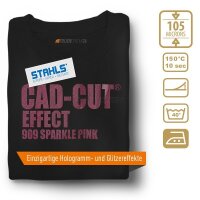 STAHLS® CAD-CUT® Effect Flexfolie 909 Sparkle Pink, (Bild 1) Nicht farbechte Beispieldarstellung