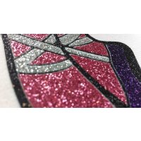 STAHLS® CAD-CUT® Glitter Flexfolie 927 Pink, (Bild 5) Nicht farbechte Beispieldarstellung