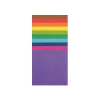 folia® Premium Faltblätter 65g/m² Basic 100 Blatt farbig sortiert (10cm x 10cm), (Bild 3) Nicht farbechte Beispieldarstellung