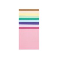 folia® Premium Faltblätter 65g/m² Pastell 100 Blatt farbig sortiert (10cm x 10cm), (Bild 3) Nicht farbechte Beispieldarstellung