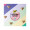 folia® Premium Faltblätter 65g/m² Pastell 100 Blatt farbig sortiert (15cm x 15cm), (Bild 1) Nicht farbechte Beispieldarstellung