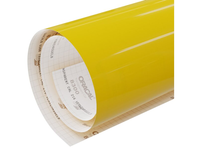 Plotterfolie zitronengelb glänzend Selbstklebefolie 61,5 cm 1 m 13,95 €/m 