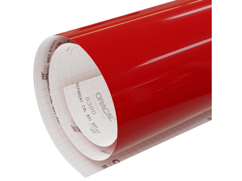 10 m Plotterfolie rot glänzend Selbstklebefolie 61,5 cm 5,00 € /m 