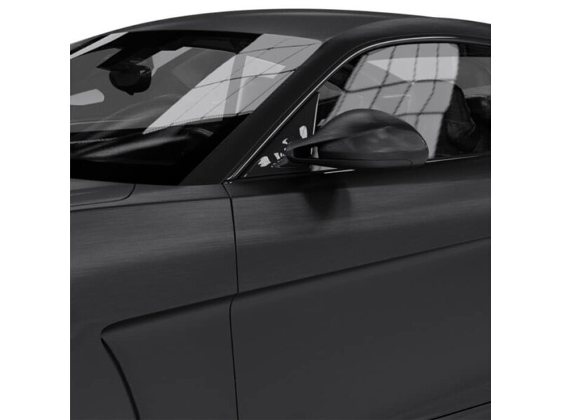 10,53€/m²) PREMIUM 3D Pearl Glitzer Auto Wrap Folie schwarz