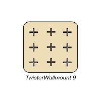 Yellotools Folien-Rollenhalter Twister Wallmount 9er, (Bild 2) Nicht farbechte Beispieldarstellung
