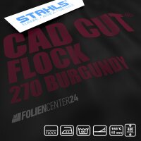 STAHLS® CAD-CUT® Flockfolie 270 Burgundy, (Bild...