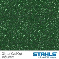 STAHLS® CAD-CUT® Glitter Flexfolie 932 Kelly Green, (Bild 3) Nicht farbechte Beispieldarstellung